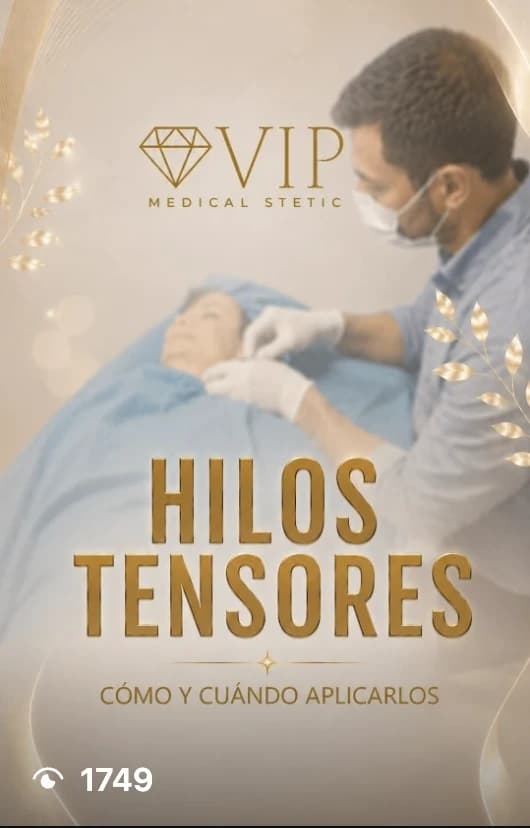 Portada del reel Hilos tensores de VIP Medical Stetic