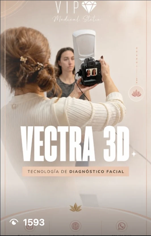 Portada del reel Vectra 3D de VIP Medical Stetic